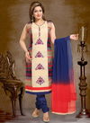 Blue Colour N F A LINE CHURIDAR 02 Designer Festive Wear Worked Readymade Salwar Suit Collection N F C 046 Blue